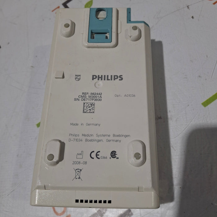 Philips M3001A-A01C06 Fast SpO2, NIBP, ECG, Temp, IBP MMS Module