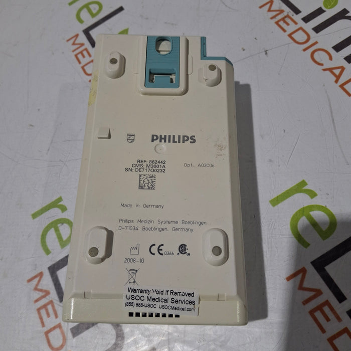 Philips M3001A-A03C06 Masimo SpO2, NIBP, ECG, Temp, IBP MMS Module