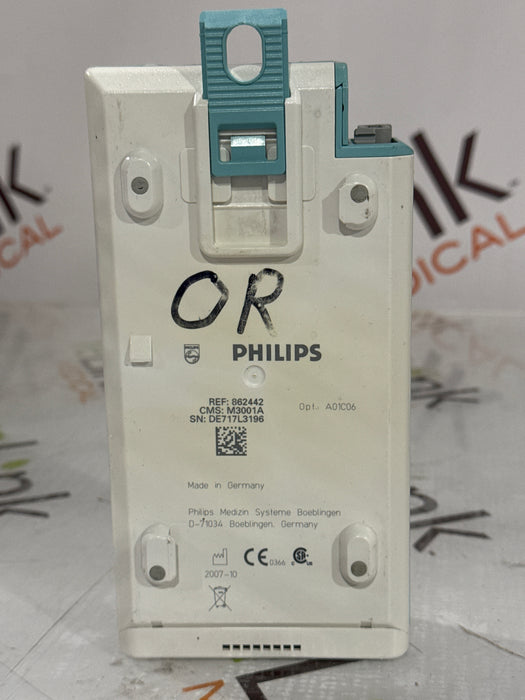 Philips M3001A-A01C06 Fast SpO2, NIBP, ECG, Temp, IBP MMS Module