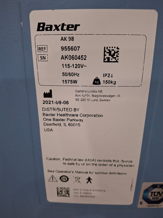 Baxter AK 98 Dialysis System