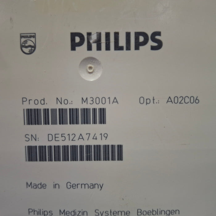 Philips M3001A-A02C06 OxiMax SpO2, NIBP, ECG, Temp, IBP MMS Module