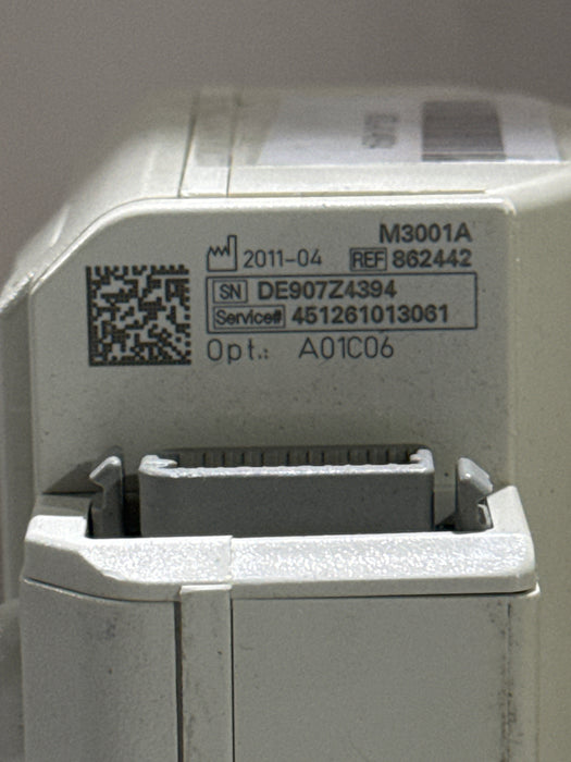 Philips M3001A-A01C06 Fast SpO2, NIBP, ECG, Temp, IBP MMS Module