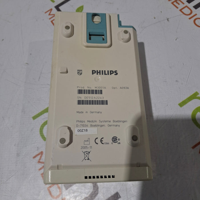 Philips M3001A-A01C06 Fast SpO2, NIBP, ECG, Temp, IBP MMS Module