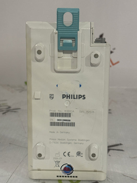 Philips M3001A-A01C06 Fast SpO2, NIBP, ECG, Temp, IBP MMS Module