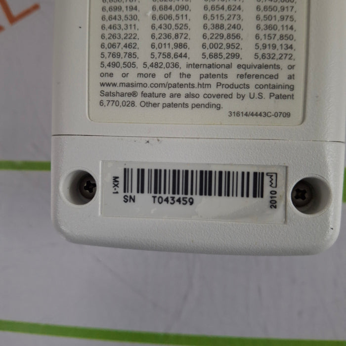 Masimo Radical 7 Pulse Oximeter w/ Base