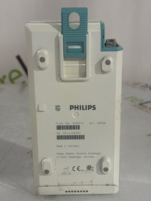 Philips M3001A-A01C06 Fast SpO2, NIBP, ECG, Temp, IBP MMS Module