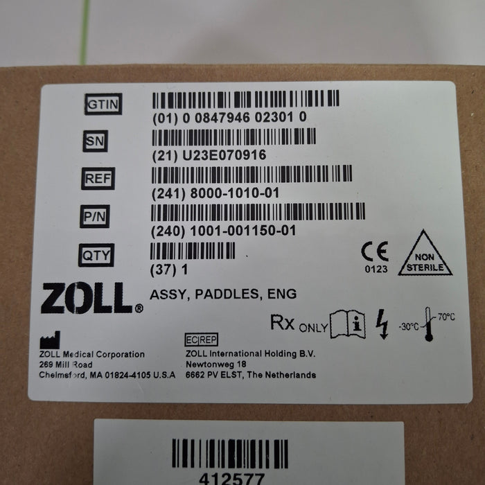 Zoll External Paddles 241 8000-1010-01