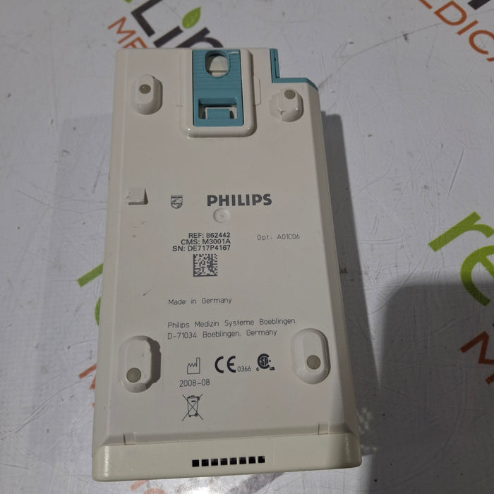 Philips M3001A-A01C06 Fast SpO2, NIBP, ECG, Temp, IBP MMS Module