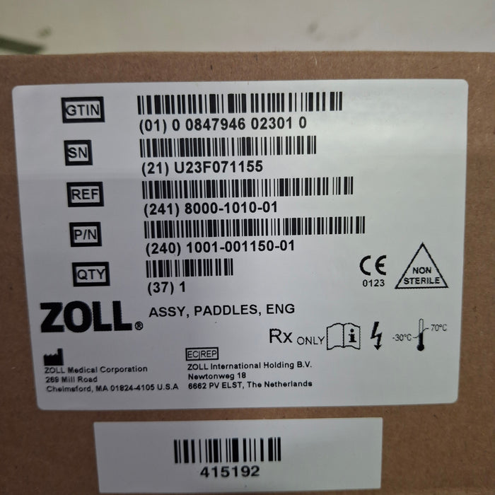 Zoll External Paddles 241 8000-1010-01