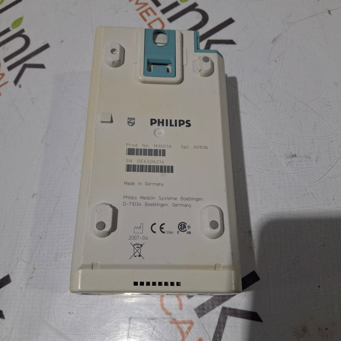 Philips M3001A-A01C06 Fast SpO2, NIBP, ECG, Temp, IBP MMS Module