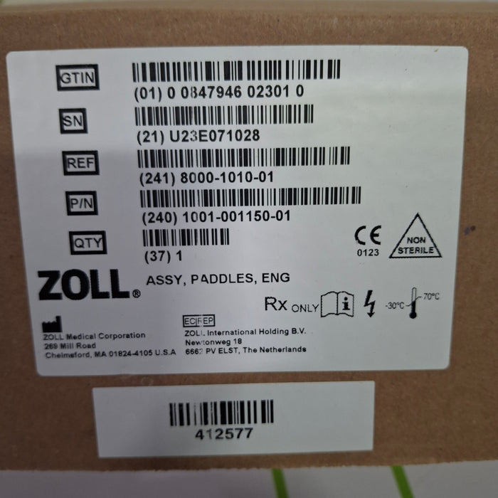 Zoll External Paddles 241 8000-1010-01