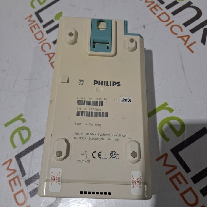 Philips M3001A-A03C06 Masimo SpO2, NIBP, ECG, Temp, IBP MMS Module