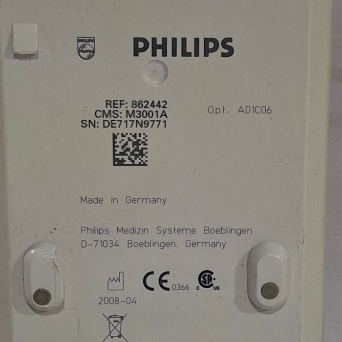 Philips M3001A-A01C06 Fast SpO2, NIBP, ECG, Temp, IBP MMS Module