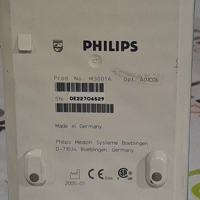 Philips M3001A-A01C06 Fast SpO2, NIBP, ECG, Temp, IBP MMS Module