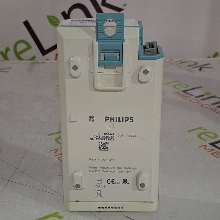 Philips M3001A-A01C06 Fast SpO2, NIBP, ECG, Temp, IBP MMS Module