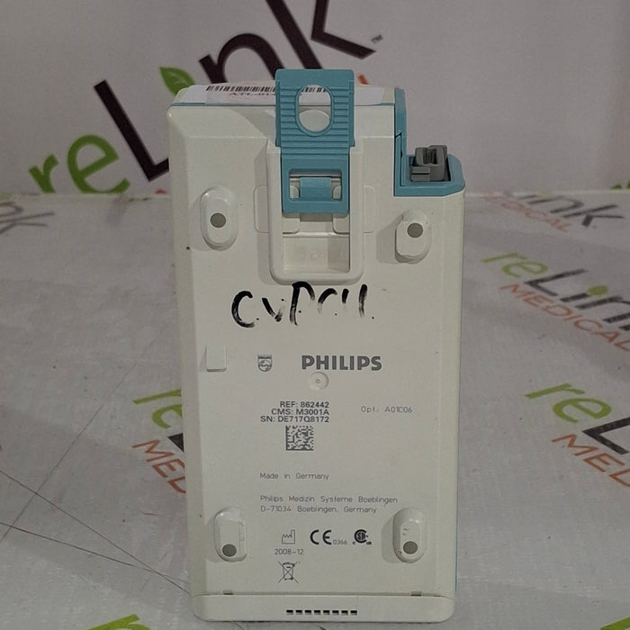 Philips M3001A-A01C06 Fast SpO2, NIBP, ECG, Temp, IBP MMS Module