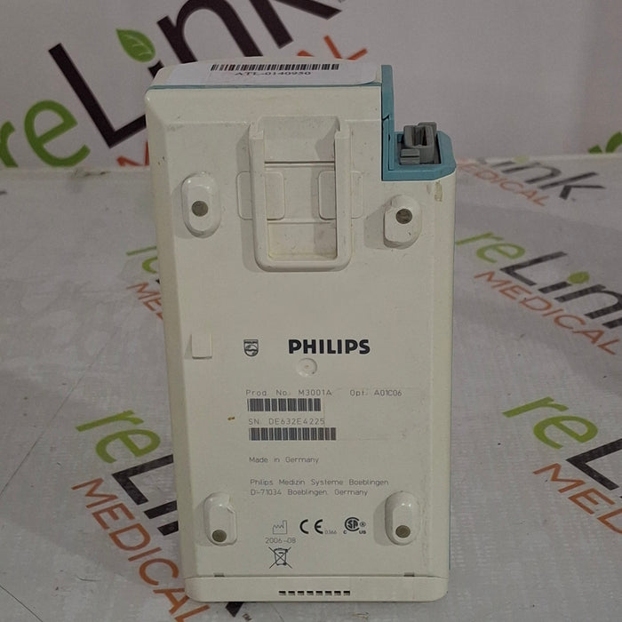 Philips M3001A-A01C06 Fast SpO2, NIBP, ECG, Temp, IBP MMS Module