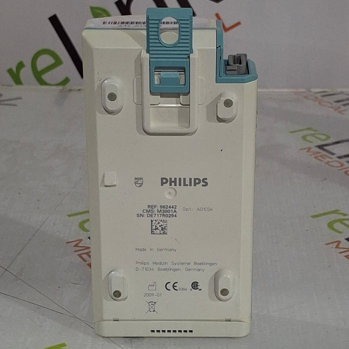 Philips M3001A-A01C06 Fast SpO2, NIBP, ECG, Temp, IBP MMS Module