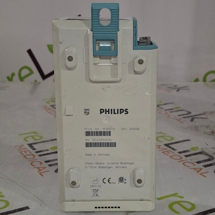 Philips M3001A-A01C06 Fast SpO2, NIBP, ECG, Temp, IBP MMS Module