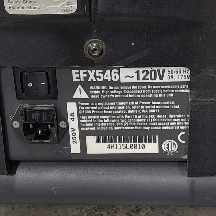 Precor USA EFX 546 Elliptical Machine