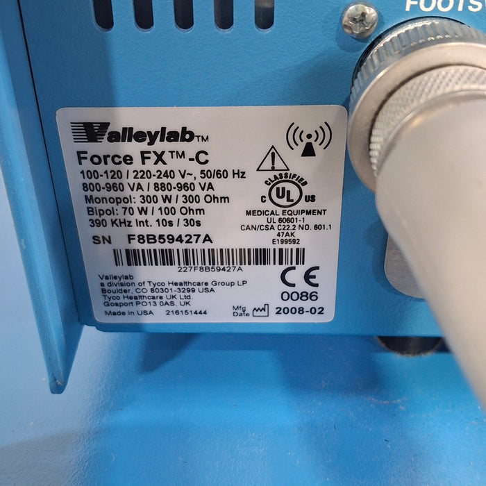 Covidien Valleylab Force FX-C Electrosurgical Generator