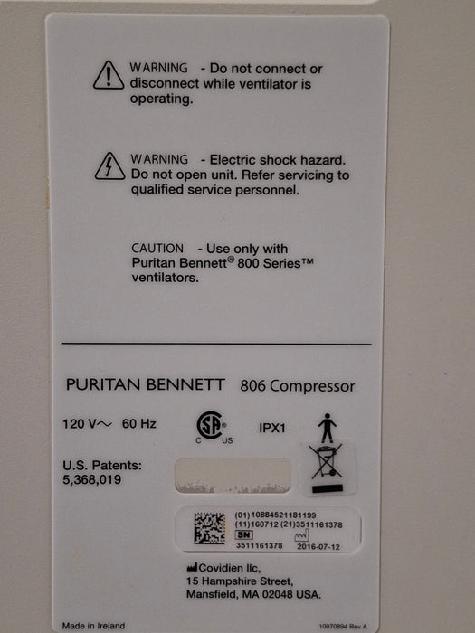 Puritan Bennett 840 Ventilator
