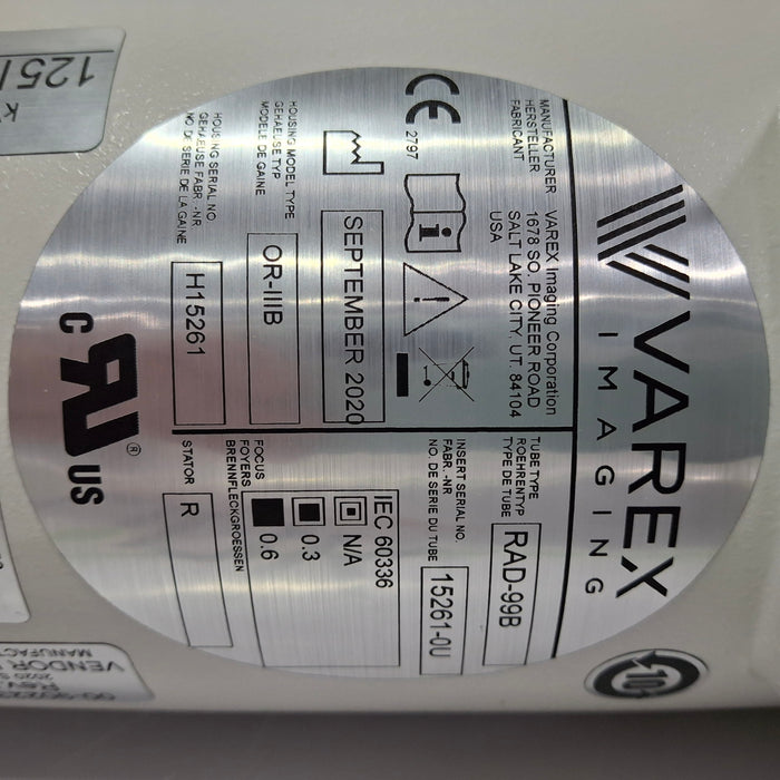 Varian RAD-99B X-ray Tube
