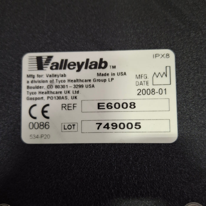 Valleylab E6008 Monopolar Electrosurgical Footswitch