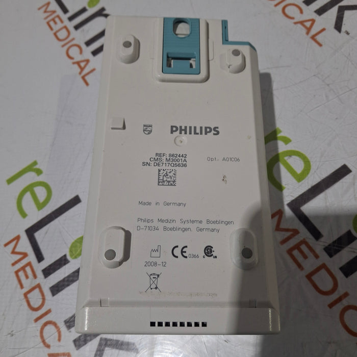 Philips M3001A-A01C06 Fast SpO2, NIBP, ECG, Temp, IBP MMS Module