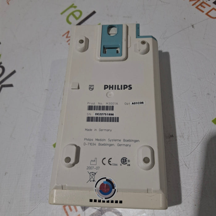 Philips M3001A-A01C06 Fast SpO2, NIBP, ECG, Temp, IBP MMS Module