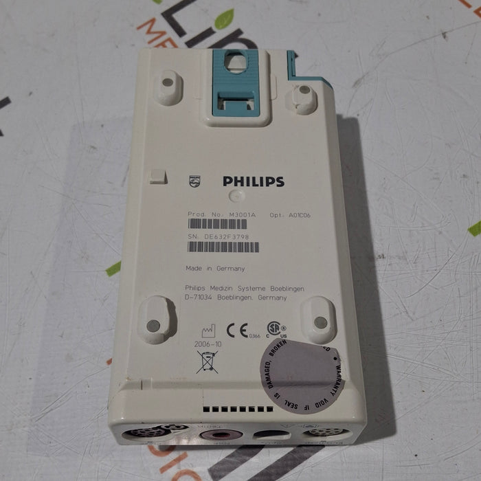 Philips M3001A-A01C06 Fast SpO2, NIBP, ECG, Temp, IBP MMS Module