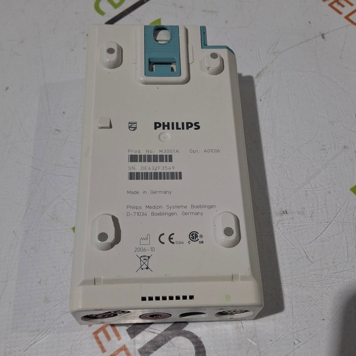 Philips M3001A-A01C06 Fast SpO2, NIBP, ECG, Temp, IBP MMS Module