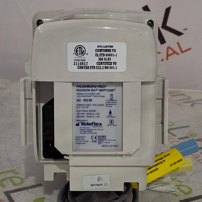 Teleflex Medical Hudson RCI Neptune Heated Humidifier