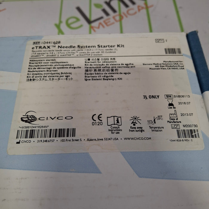 CIVCO Medical Solutions eTRAX Needle System Starter Kit