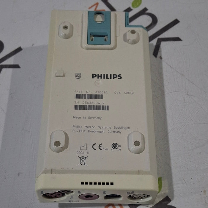 Philips M3001A-A01C06 Fast SpO2, NIBP, ECG, Temp, IBP MMS Module