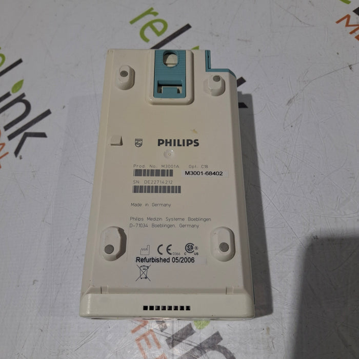 Philips M3001A-C18 Fast SpO2, NIBP, 12 lead ECG, Temp, IBP MMS Module