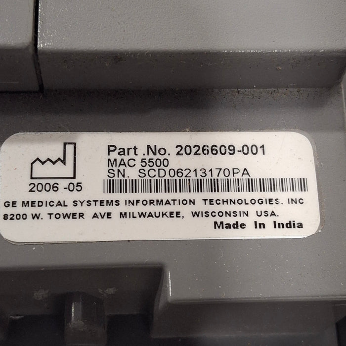 GE Healthcare MAC 5500 ECG without CAM Module