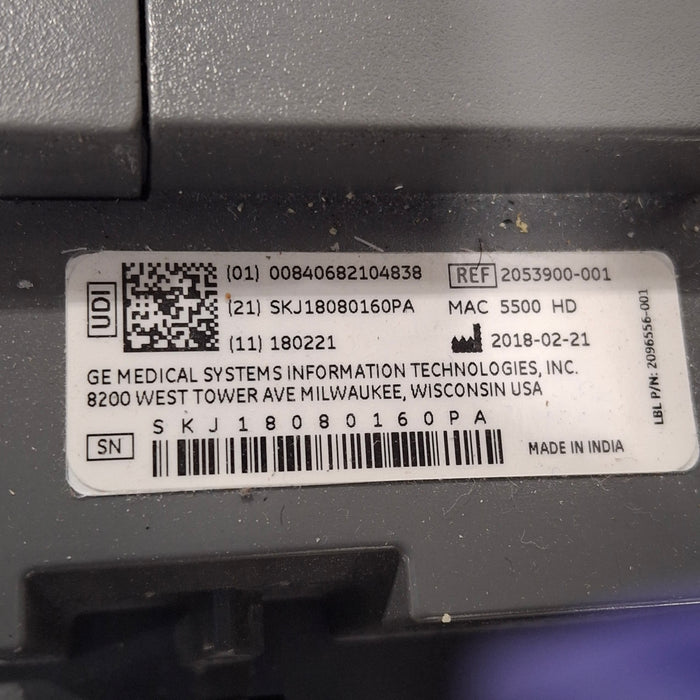 GE Healthcare MAC 5500 HD ECG without CAM Module
