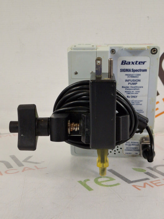 Baxter Sigma Spectrum 8.01.00 w/o Battery Infusion Pump