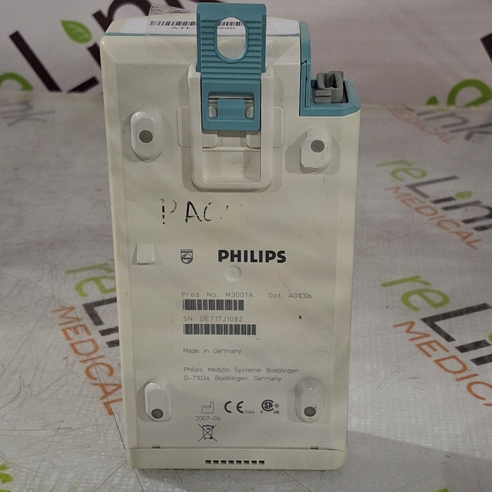 Philips M3001A-A01C06 Fast SpO2, NIBP, ECG, Temp, IBP MMS Module