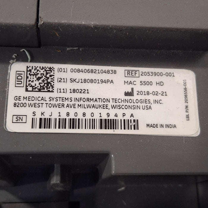 GE Healthcare MAC 5500 HD ECG without CAM Module