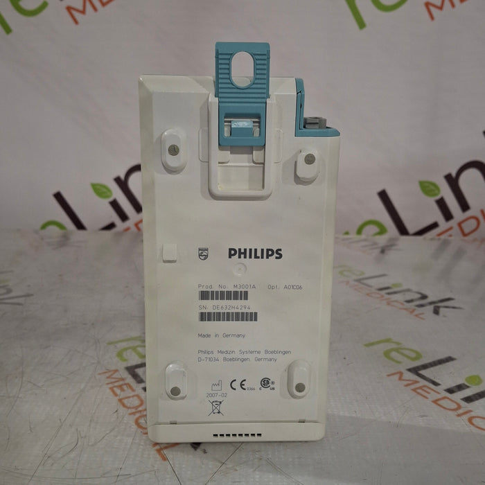 Philips M3001A-A01C06 Fast SpO2, NIBP, ECG, Temp, IBP MMS Module