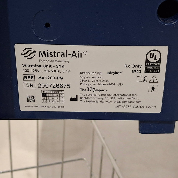 Stryker Mistral-Air Forced Air Warming System