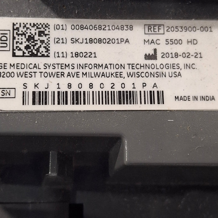 GE Healthcare MAC 5500 HD ECG without CAM Module