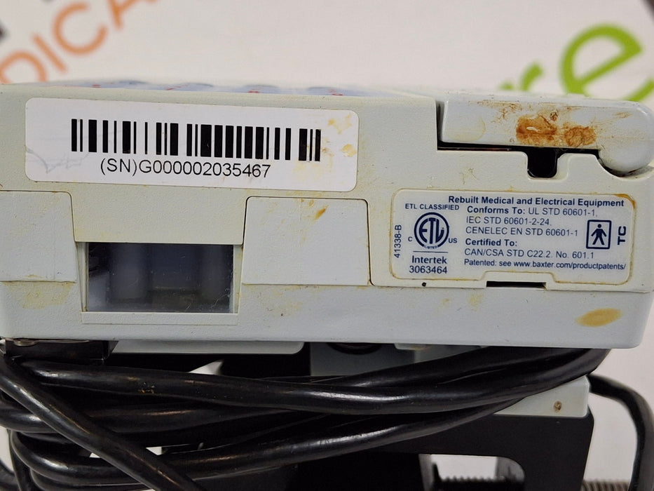Baxter Sigma Spectrum 8.00.03 w/ B/G Battery Infusion Pump