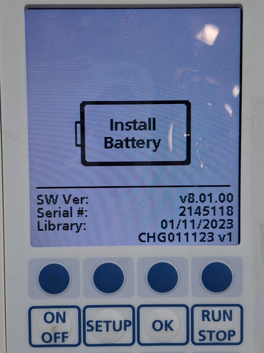 Baxter Sigma Spectrum 8.01.00 with B/G Battery Infusion Pump