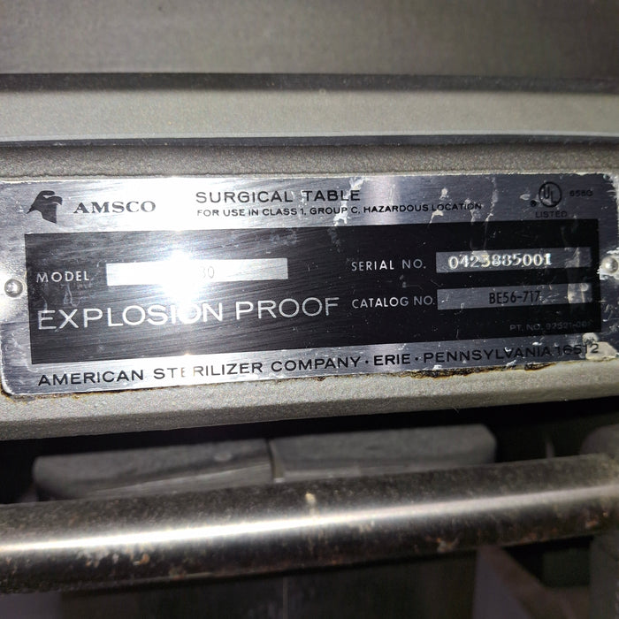 Amsco 2080 Surgical Table