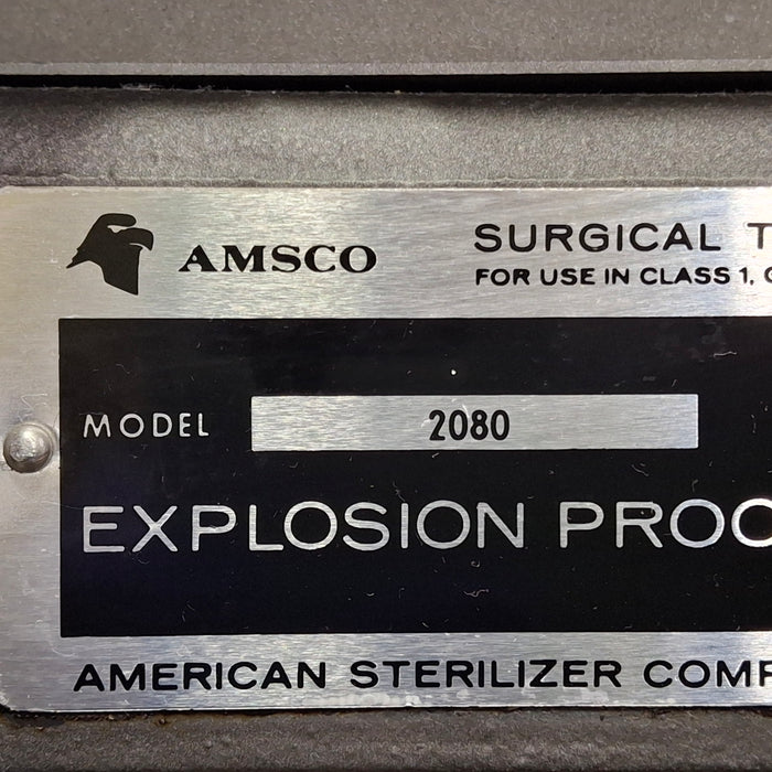 Amsco 2080 Surgical Table