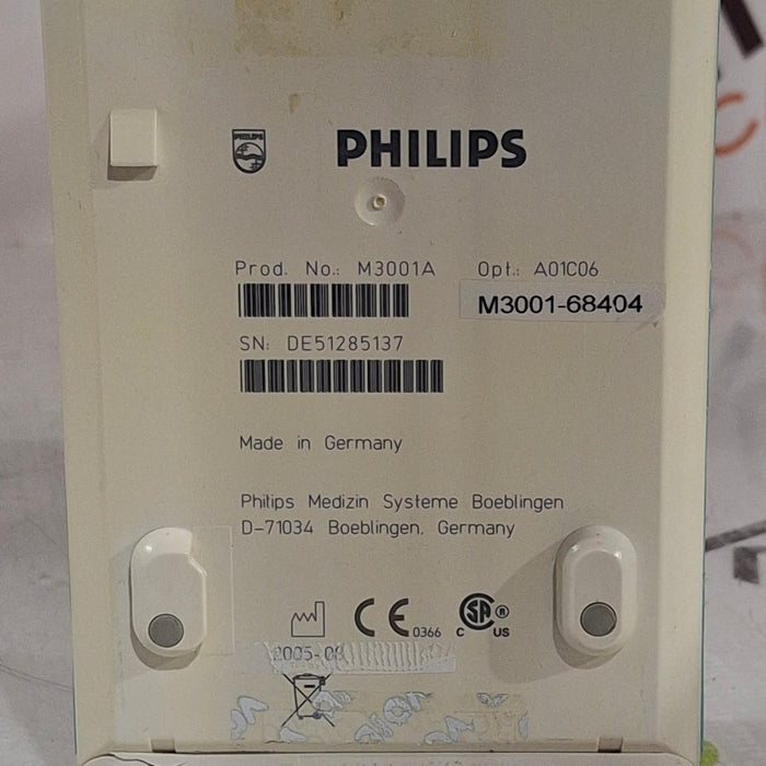 Philips M3001A-A01C06 Fast SpO2, NIBP, ECG, Temp, IBP MMS Module