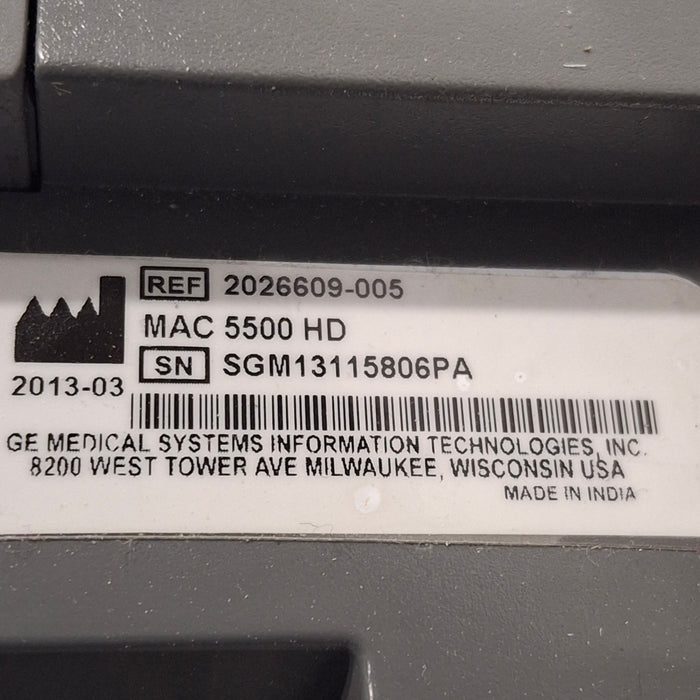GE Healthcare MAC 5500 HD ECG without CAM Module